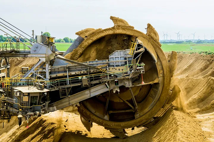 Bowman split roller bearings for mining and quarrying equipment